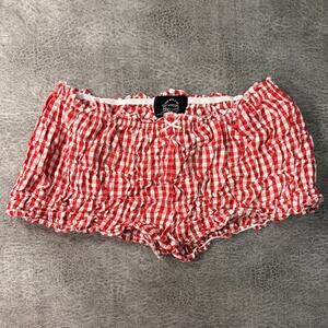 Strawberry Shortcake Red Plaid Bloomer Mini Shorts